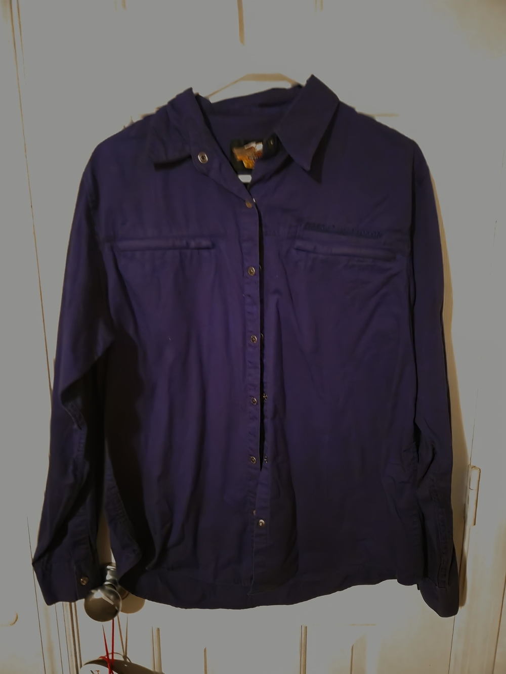 Harley-Davidson Deep Blue Button-Front Jean Jacket